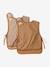 Lot 2 bavoirs tablier bébé ficelle+noisette+sauge - vertbaudet enfant 