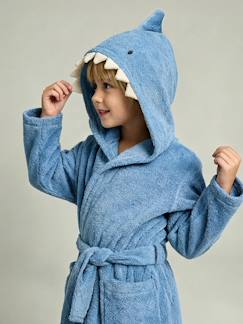 -Gepersonaliseerde kinderbadjas REQUIN, met gerecycled katoen