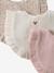 Lot 3 bavoirs bohème à volants blush+sauge - vertbaudet enfant 