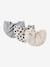 Set van 3 bohemian slabbetjes rouge+salie - vertbaudet enfant 