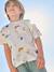 T-shirt manches courtes blanc+vert d'eau - vertbaudet enfant 
