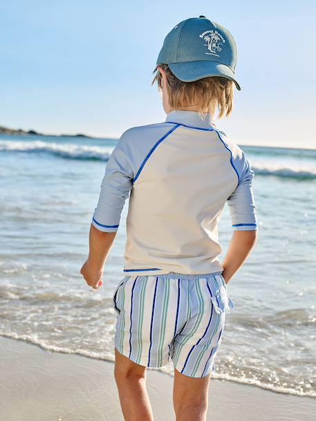 UV-werend badpak set hemelsblauw - vertbaudet enfant 