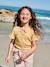 T shirt fille noeud fantaisie jaune+rayé bleu - vertbaudet enfant 