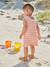 Gestreepte combishort baby's ecru - vertbaudet enfant 