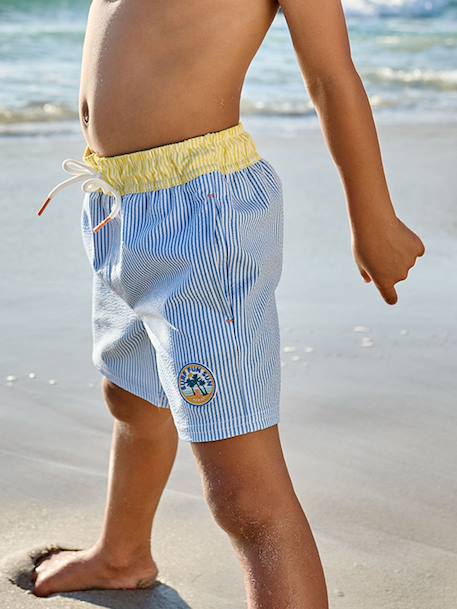 Maillot de bain garçon bleu - vertbaudet enfant 