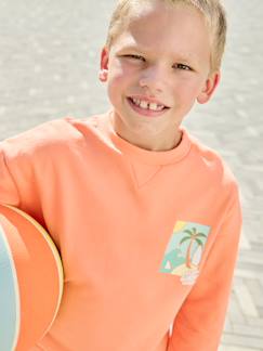 -Sweater met ronde hals en lange mouwen