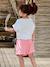 T-shirt manches courtes fille écru - vertbaudet enfant 