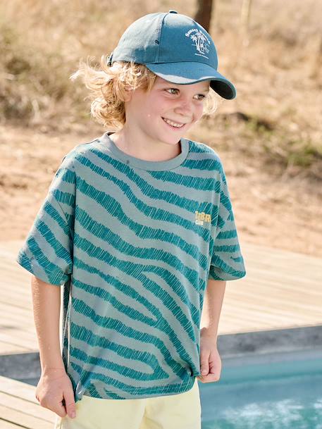Garçon-T-shirt zèbre manches courtes garçon