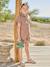 Combi short fille twill coton beige - vertbaudet enfant 