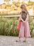 T-shirt met korte mouwen antraciet+ecru+rozen - vertbaudet enfant 