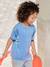 T-shirt imprimé manches courtes garçon bleu moyen - vertbaudet enfant 