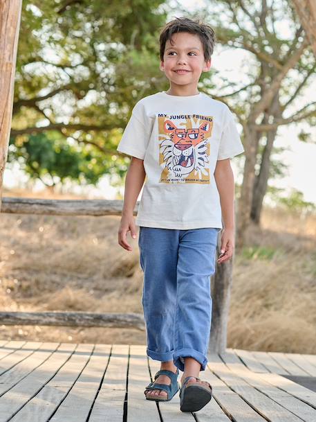 Lichte medium jongensbroek blauw - vertbaudet enfant 