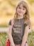 T-shirt met korte mouwen antraciet+ecru+rozen - vertbaudet enfant 