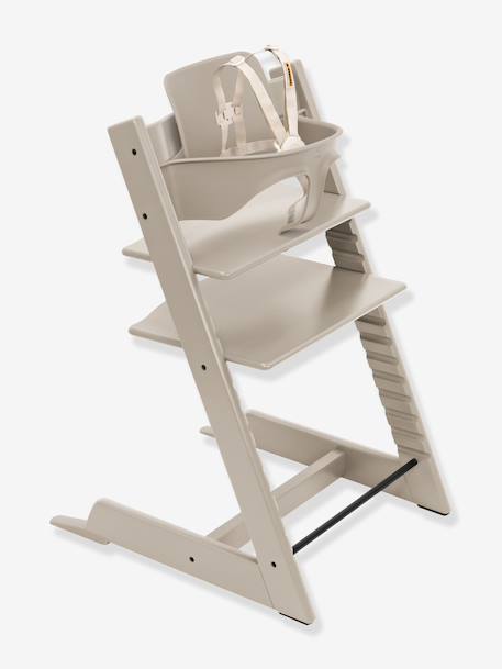 Hoge stoel Tripp Trapp STOKKE BLEACHED+donkerbruin+ecru+grijs+groen+NATUURLIJK+ONWEER GRIJS+WIT+zachtpaars+ZWART - vertbaudet enfant 