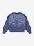 Sweat boxy relaxed fille marine - vertbaudet enfant 