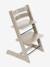Hoge stoel Tripp Trapp STOKKE BLEACHED+donkerbruin+ecru+grijs+groen+NATUURLIJK+ONWEER GRIJS+WIT+zachtpaars+ZWART - vertbaudet enfant 