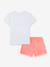 Set short en t-shirt koraal - vertbaudet enfant 