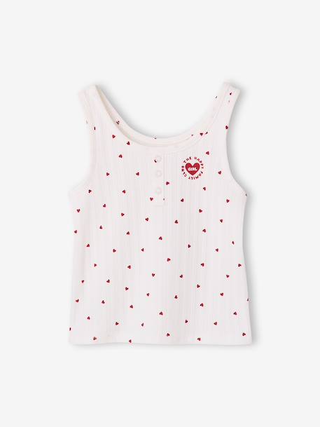 Pyjashort fille capsule famille écru - vertbaudet enfant 