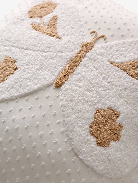Coussin papillon en bouclette vanille - vertbaudet enfant 