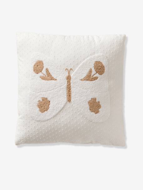 Coussin papillon en bouclette vanille - vertbaudet enfant 