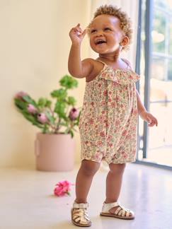 -Combishort bébé fille bretelles fines