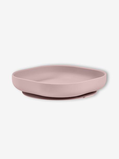 Silicone bord met zuignap BEABA groen+ROZE - vertbaudet enfant 