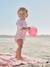Maillot bain anti uv 3 pièces rose poudré - vertbaudet enfant 
