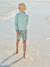T-shirt anti-UV jongens lange mouwen Surf turquoiseblauw - vertbaudet enfant 