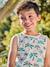 Débardeur garçon imprimé tropical blanc imprimé - vertbaudet enfant 