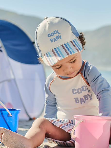 Casquette bébé garçon vert sauge - vertbaudet enfant 