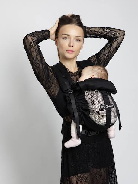 PhysioCarrier 2 LOVE RADIUS draagzak grijs+zwart - vertbaudet enfant 