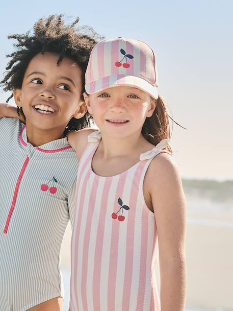 Maillot de bain 1 pièce fille rose - vertbaudet enfant 