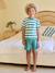 Lot 2 pyjashorts à rayures bleu - vertbaudet enfant 