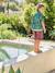 Bermuda garçon 5 poches argile+bleu grisé+terracotta+vert émeraude - vertbaudet enfant 