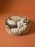 Dierenmand met geschulpte rand en sherpa kussen beige - vertbaudet enfant 