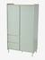 Armoire 2 portes 2 tiroirs cannelé vert - vertbaudet enfant 