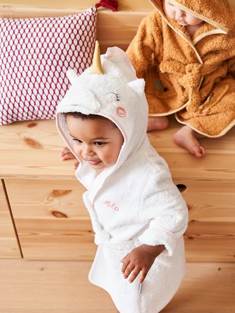 Kamerjas baby personaliseerbaar Eenhoorn Wit - vertbaudet enfant 