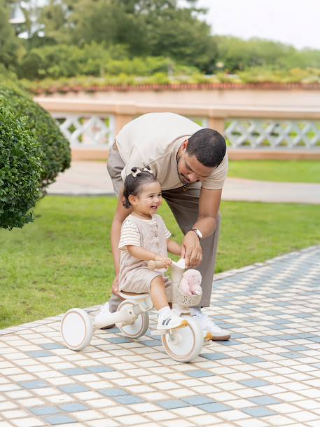 Loopwagen Learning Trike - Driewieler 2 in 1 - GLOBBER olijf+taupe - vertbaudet enfant 