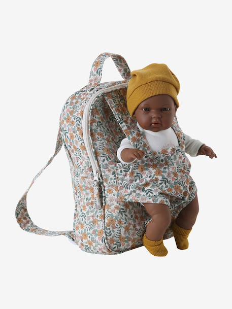 Sac à dos porte poupon jaune - vertbaudet enfant 
