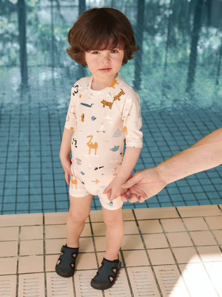 Maillot de bain bébé beige - vertbaudet enfant 