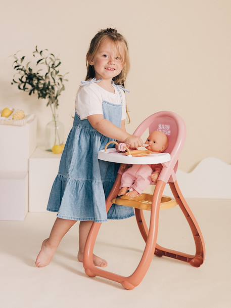Hoge kinderstoel voor poppen meerkleurig - vertbaudet enfant 