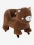 Porteur animal à roulettes en bois FSC® chocolat - vertbaudet enfant 