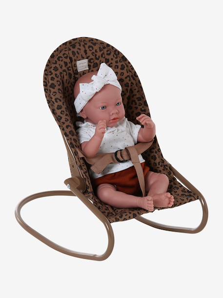 Transat poupée hauteur réglable marron - vertbaudet enfant 