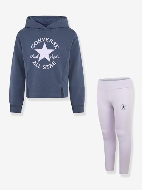 Fille-Ensemble-Sweat à capuche et legging