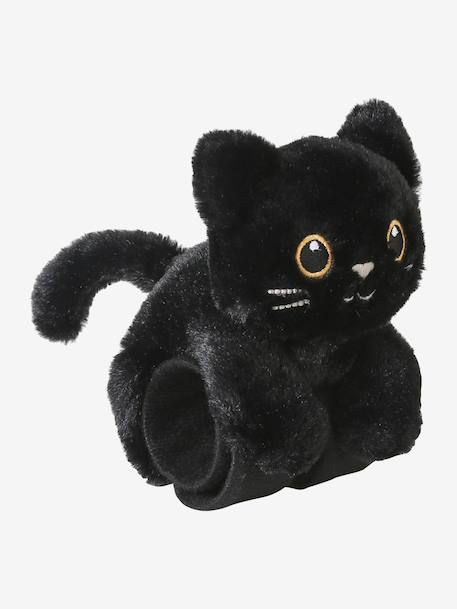 Zwarte kat pluche armband zwart - vertbaudet enfant 