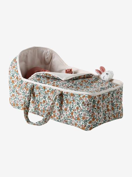 Babymandje in katoengaas geel+rozen+zwart - vertbaudet enfant 