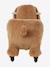 Porteur animal à roulettes en bois FSC® blanc+chocolat+marron+rose - vertbaudet enfant 