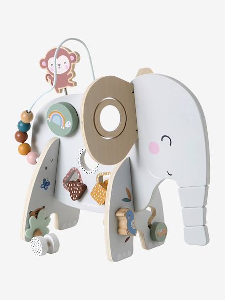 Houten FSCÂ® activiteiten olifant grijs - vertbaudet enfant 