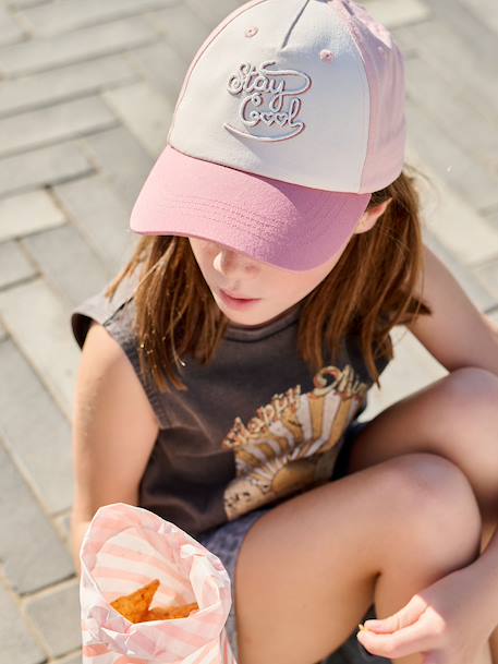 Fille-Accessoires-Casquette enfant fille coton brodée