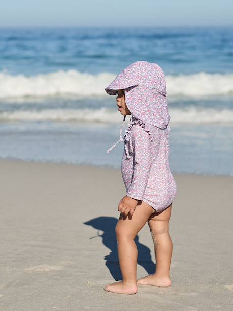 Casquette bébé fille anti UV écru - vertbaudet enfant 